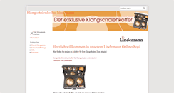 Desktop Screenshot of klangschalenkoffer.de